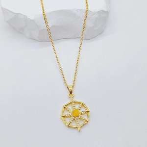 Vente en gros collier design unique étanche personnalisé collier pendentif en acier inoxydable bijoux fille - Product Image 5