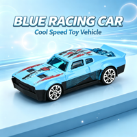 Voiture miniature de course 1:64 sur mesure, modèle de véhicule en alliage de simulation coulissant pour enfants, fabrication OEM