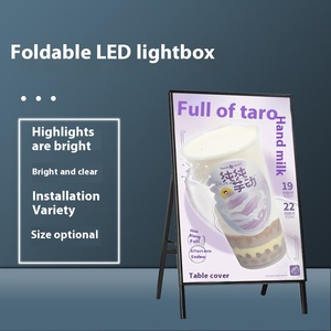 Venta al por mayor de fábrica, caja de luz LED, carga móvil Vertical, marco de aluminio, póster, tarjeta de exposición luminosa, cartelera publicitaria - Product Image 5