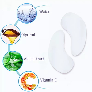Floral Pattern Gel Sheet <b>Eye</b> <b>Mask</b> Patch with Hyaluronic Acid & Aloe Vera Moisturizer for All Skin Types Nourishing & Whitening - Product Image 2