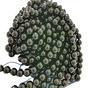 <strong>Black</strong> Color 2mm to <strong>10mm</strong> Agate Round Gemstone Loose <strong>Beads</strong> Make Wholesale - Product Image 3
