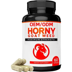 Men Health Excellent Men Supplement Horny Goat Weed Capsules 100% Natural Booster Health Herbal Support Stamina Booster Energy