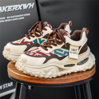 Chaussures décontractées de haute qualité, originales, rétro, brodées, à semelle épaisse, avec coussin d'air et talon compensé, style sport
