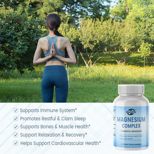 Private Label magnesio integratore complesso ad alto assorbimento integratore di magnesio 7 in 1 capsule complesse di magnesio - Product Image 3