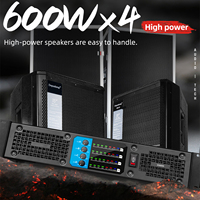 Amplificateur de Puissance Professionnel OEM DS6000 4 Canaux 600W*4 pour Système Audio de Scène