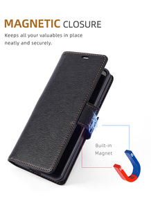 Anti Shock Anti-Fall Back Cover para <span class=keywords><strong>Samsung</strong></span> Z Fold 7 Flip PU Leather Card Slots Phone Cover - Product Image 6