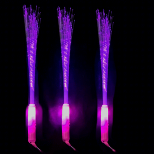 Fiber Optic Glow Wand <b>Light</b> Stick Flower Shape Battery Operated Outdoor <b>Party</b> Decoration Adult Use - Product Image 2