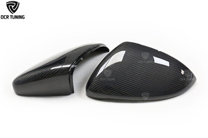 ฝาครอบกระจกมองข้างคาร์บอนไฟเบอร์ สำหรับรถยนต์ Volkswagen <span class=keywords><strong>VW</strong></span> Golf 7 Mk7 R GTI ปี 2013-2018 - Product Image 2
