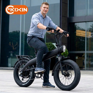 Sepeda Listrik KIXIN Eu Usa Stock Fatbike E Cycle Sepeda Elektrik E-bike Sepeda Elektronik Ban Tebal 20 Inch Sepeda Gunung Listrik untuk Dewasa - Product Image 1