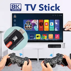X2 Cộng Với USB 2.0 Hệ Thống Kép TV Trò Chơi Thanh 8K Retro <span class=keywords><strong>Video</strong></span> Trò Chơi Giao Diện Điều Khiển Với Bộ Điều Khiển Không Dây 64G Cho 30000 + Trò Chơi Cho PSP Quà Tặng - Product Image 2