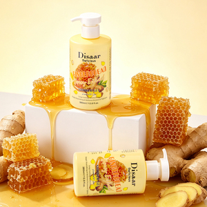 Gel de Ducha Disaar con Jengibre, Aceite de Oliva y Miel, 380ml, Hidratante de Larga Duración, Alivia la Sequedad - Product Image 1