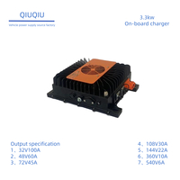 Chargeur embarqué rapide 3,3 kW 144 V 168 V 23 A CAN2.0B
