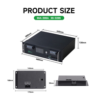 LWS OEM/ODM ESS BMS 60S 75S 80S 96S 108S 112S 128S 144S 156S 192S 256S 100A 200A 300A BMS haute tension avec fonction maître-esclave
