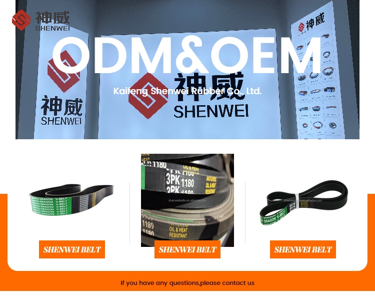 SHENWEI Factory Genuine Poly V Ribbed Belt for Cummins Engine