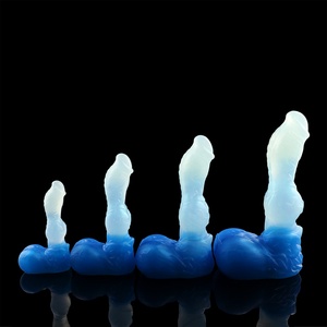 S- XL Animal Wolf <b>Dildos</b> Anal Plug Alien G-spot Dog Wolf <b>Dildo</b> Erotic Sex Toy Fantasy Liquid Silicone Comfortable for Women - Product Image 1
