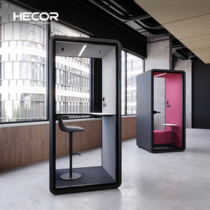 Khu vực công cộng cách âm làm việc văn phòng gian hàng chỗ ngồi giá điện thoại cubicle phòng phonebooth sự riêng tư âm thanh vỏ - Product Image 4