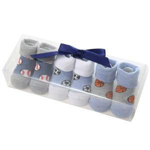 Toptan yenidoğan ucuz fantezi çiçek yaylar prenses Set pamuk erkek kız bebek çorap hediye kutusu - Product Image 5