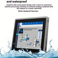 Panel PC Industri IP65 Core I5/i7 10" 13" 15" Layar Sentuh Kapasitif IPS LCD Sudut Pandang 89 Derajat Dual Gigabit Stok Industri