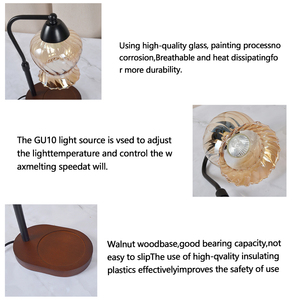 Trang Trại Phong Cách Thay Đổi Độ Sáng Hương Thơm Nến Sáp Bảng Đèn Của Mẹ Món Quà Ngày AC Powered Sắt Cơ Thể Tiết Kiệm Năng Lượng Ánh Sáng Với Bộ Đếm Thời Gian - Product Image 3