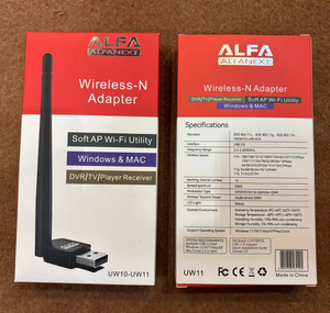 Adaptador <span class=keywords><strong>WiFi</strong></span> USB2.0 Inalámbrico-N de 150Mbps de <span class=keywords><strong>ALFA</strong></span> <span class=keywords><strong>Network</strong></span>, Mini Adaptador <span class=keywords><strong>WiFi</strong></span> USB, Adaptador Inalámbrico para PC Portátil, Tarjetas de Red Inalámbricas - Product Image 6
