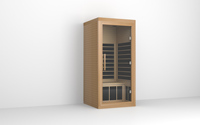 Sauna infrarouge traditionnel individuel en bois massif pour intérieur, modèle 2026, très demandé – Cabine de sauna sec