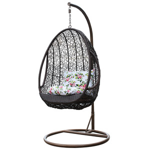 Chaise suspendue en forme de <span class=keywords><strong>nid</strong></span> <span class=keywords><strong>d</strong></span>'<span class=keywords><strong>oiseau</strong></span> balançoire populaire chaise de patio de luxe suspendue en extérieur chaise <span class=keywords><strong>d</strong></span>'oeuf balançoire en rotin meubles <span class=keywords><strong>d</strong></span>'extérieur - Product Image 6