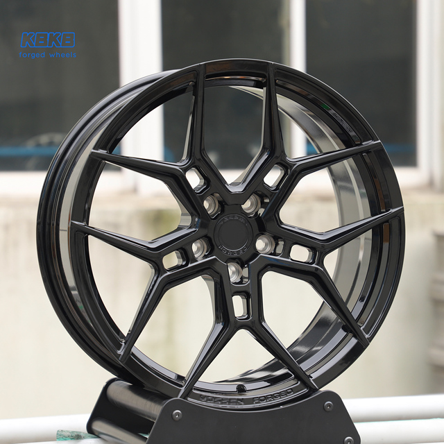 Black Wheels Custom Style PCD 5x127 5*114.3 Forged Wheels Rims 18 Inch 22x12 Wheels 24x14 Wheels for Passenger Car Wheels