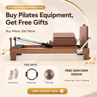 Machine de Pilates Reformer en bois de chêne pour commandes en gros, destinée aux studios de Pilates professionnels, aux gymnases et aux distributeurs - Cama De Pilates