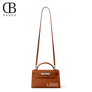 Ручная работа из натуральной кожи Оптовая продажа Свой логотип Повседневная женская сумка через плечо - Product Image 3