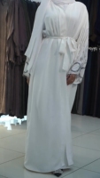 Nouvelle Abaya personnalisée brodée palestinienne, Abaya de luxe pour femmes, broderie turque, manches brodées, Abaya d'Arabie Saoudite