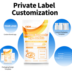 Vitaminas para el Cuidado de los Ojos OEM, Complejo de Arándanos, Betacaroteno, Luteína, Zeaxantina, Gomitas, MOQ Flexible, Plazo de Entrega Rápido, Certificado cGMP COA - Product Image 2
