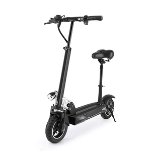 Nouvelle trottinette améliorée 48V avec deux roues de 10 pouces, pliable d'un seul bouton, pour adultes, avec siège - Product Image 1