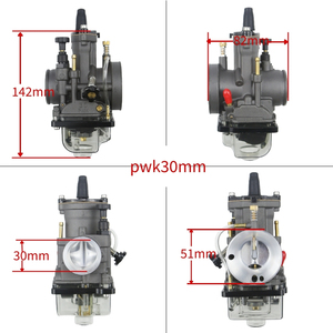 Venta al por mayor de suministro a granel personalizado OEM PWK 24 34mm Power Jet Racing 250cc Scooters <span class=keywords><strong>Dirt</strong></span> Bike ATV carburador gris cubierta transparente - Product Image 5