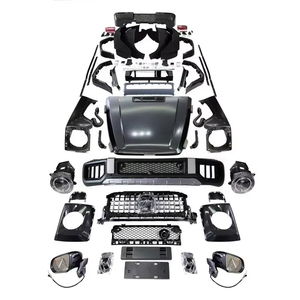 Kit de carrocería ancha para modificación de automóviles Benz G W463 G500 G55 G63 04-18, actualización con apariencia AMG W464, juego completo de accesorios exteriores. - Product Image 6