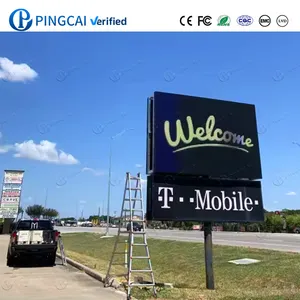 P6 P8 P10 LED Panel dijital Billboard tam renkli SMD açık sabit sokak reklam LED ekran