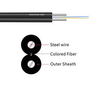 1 hilo <span class=keywords><strong>2</strong></span> <span class=keywords><strong>hilos</strong></span> 4 <span class=keywords><strong>hilos</strong></span> SMF G657A2 GJXH Cable de <span class=keywords><strong>fibra</strong></span> óptica interior - Product Image 2