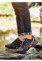 Chaussures pour hommes grandes tailles 40-47, nouvelle mode estivale, chaussures de randonnée et de course en plein air avec empeigne en simili cuir, semelle extérieure en EVA/caoutchouc