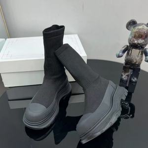 Chaussures chaussettes de luxe pour hommes, de haute qualité, respirantes, style sport décontracté pour femmes, chaussures de marche, bottes chaussettes montantes épaisses - Product Image 2