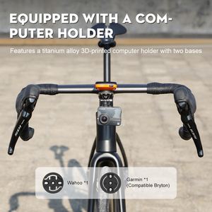 Manubrio Integrato in Carbonio TOSEEK 28.6mm / 31.8mm con Cablaggio Interno Completo per <span class=keywords><strong>Bici</strong></span> da Strada, Manubrio Monoblocco per Ciclismo Sportivo - Product Image 5
