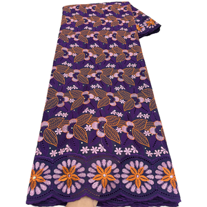 NI.AI 2026 Nouveau tissu en dentelle suisse, voile suisse africain <span class=keywords><strong>de</strong></span> haute qualité, tissu en dentelle nigériane Aso Ebi, tissu en dentelle africaine - Product Image 1