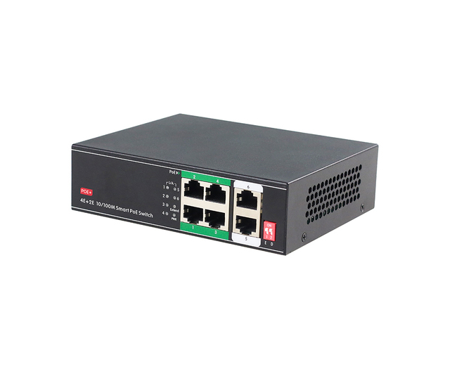 Hot Sell Industrial Smart PoE Switch with 6 10/100M RJ45 Ports 30W Per Port