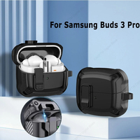Coque de protection antichoc avec crochet pour Samsung Galaxy Buds 3 Pro, Buds3, Buzz 3 Pro