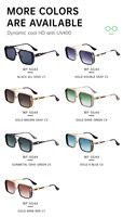 Lunettes de Soleil Homme Partagas Style Steampunk Punk Vintage Rétro Monture Métal Double Pont Protection UV
