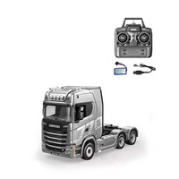 Camion semi-remorque RC HUINA 1501 Pro/1502 19 canaux Scania-770s-v8 1/18, modèle de voiture télécommandée électrique de qualité hobby, jouet pour adultes et garçons