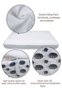 Almohada de Espuma Viscoelástica Triturada Personalizada de Fábrica, Almohada de Soporte Cervical, Almohada de Sueño Restauradora, Venta al por Mayor B2B OEM/ODM - Product Image 4