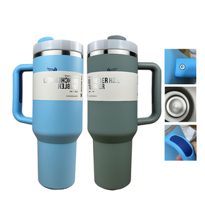 Bán buôn số lượng lớn chai nước 2.0 tùy chỉnh phim hoạt hình laster khắc 40oz cốc nước cốc với xử lý - Product Image 5