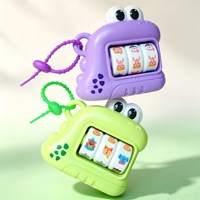 Porte-clés anti-stress mignon en forme de crocodile à roulettes, pendentif rotatif de dessin animé, jouet portable pour soulager le stress, vente en gros