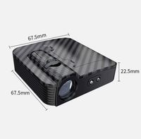 Capteur infrarouge sans fil en fibre de carbone personnalisable Lumière de projection de logo LED Logo universel d'éclairage de bienvenue de porte de voiture