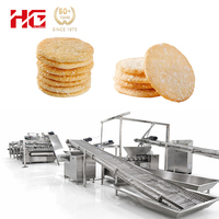 Ligne de production entièrement automatique de craquelins de riz HG 300 kg/h avec usine de transformation et machine de fabrication de Senbei japonais