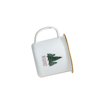 Ornements suspendus en forme de tasse à café, style moderne minimaliste en fer forgé blanc, pour arbre de Noël